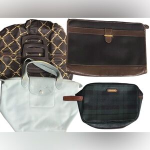 Long Champ Bundle, Polo Ralph Lauren, Dunhill Set Lot of 4